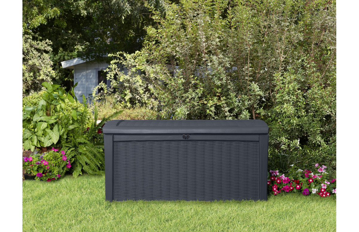 Coffre de jardin Keter Résine - Rio- 416L - Anthracite