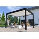 Pergola bioclimatique autoportée Ombréa en aluminium 3x4 M