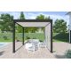 Pergola bioclimatique autoportée Ombréa en aluminium 3x4 M