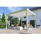 Pergola bioclimatique autoportée Ombréa en aluminium 3x4 M