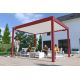 Pergola bioclimatique autoportée Ombréa en aluminium 3x4 M