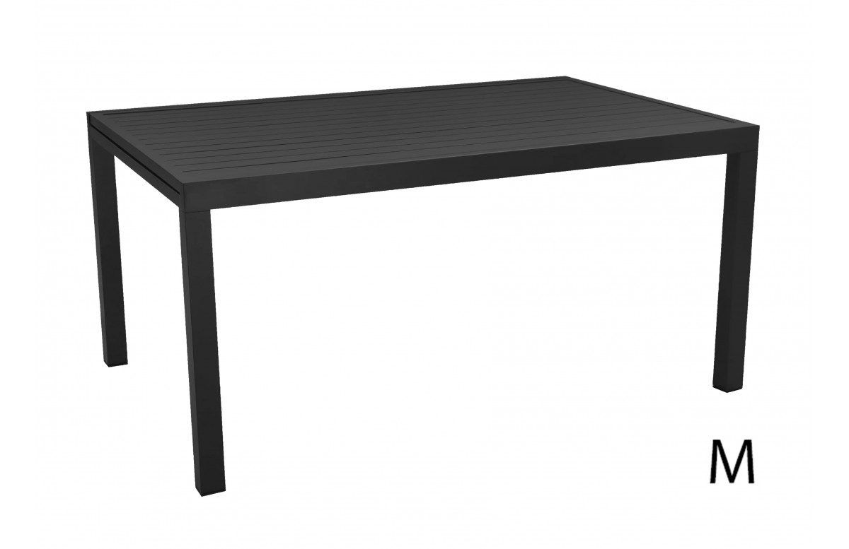 Ensemble table extensible Hanae et fauteuils de jardin Lavezzi en aluminium anthracite 6 personnes - Essenciel Green Ensemble table extensible Hanae et fauteuils de jardin Lavezzi en aluminium anthracite 6 personnes - Essenciel Green