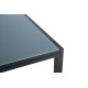 Ensemble table extensible en verre Fidji et fauteuils de jardin Lavezzi en aluminium anthracite 10 personnes - Essenciel Green