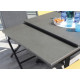 Table de jardin extensible en aluminium et céramique 6-10 personnes - VITA graphite - ProLoisirs