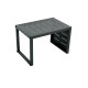 Table basse appoint 2 positions Inari en aluminium - Essenciel Green