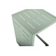 Table basse appoint 2 positions Inari en aluminium - Essenciel Green