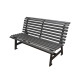 Banc de jardin Square Proloisirs en aluminium