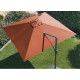 Parasol de jardin carré déporté inclinable 300X300 en aluminium et polyester - ProLoisirs