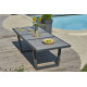 Table de jardin à rallonge automatique OLHOS en aluminium DCB GARDEN Gris Anthracite