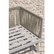 Salon de jardin d'angle MANOSQUE en aluminium 7 places DCB GARDEN Gris