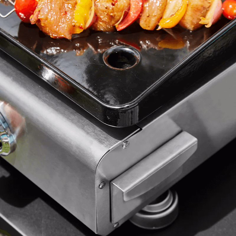 Plancha gaz Silvia iig inox 3 feux