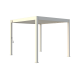 Pergola bioclimatique autoportée en aluminium à lames orientables 3x3 - Ombréa