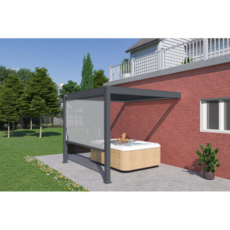 Store latéral pour Pergola Bioclimatique Ombréa® - 3 mètres