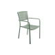 Fauteuil de jardin Inari en aluminium - Essenciel Green