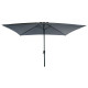 Parasol rectangulaire 2X3M en aluminium - Essenciel Green