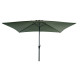 Parasol rectangulaire 2X3M en aluminium - Essenciel Green