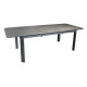 Table de jardin extensible en aluminium 8-10 personnes - EOS graphite - ProLoisirs