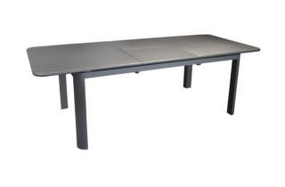 Table de jardin extensible en aluminium 8-10 personnes - EOS graphite - ProLoisirs