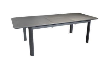 Table de jardin extensible en aluminium 8-10 personnes - EOS graphite - ProLoisirs