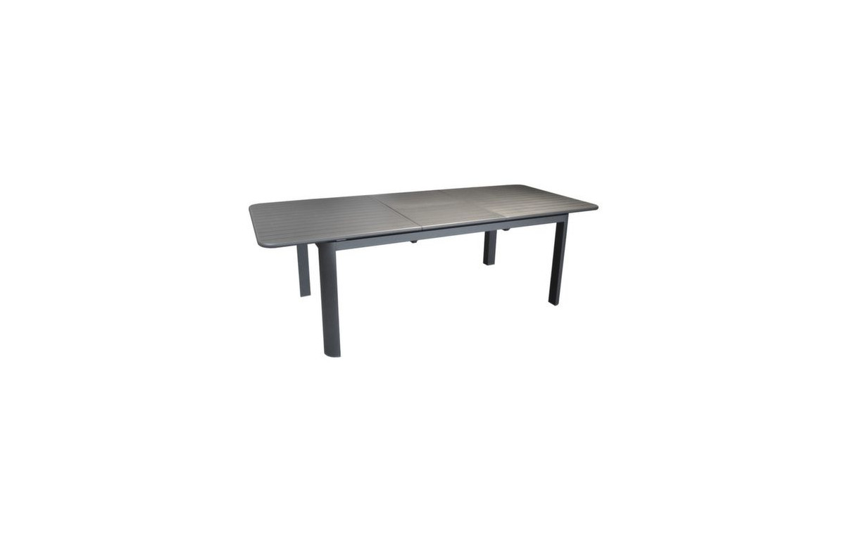 Table de jardin extensible en aluminium 8-10 personnes - EOS graphite - ProLoisirs