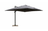 Parasol de jardin rectangulaire déporté et inclinable 4 x 3m DELORM