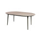 Table ovale 6 personnes Inari en aluminium - Essenciel Green