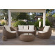 Salon de jardin design bas 4 personnes DELORM