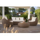 Salon de jardin design bas 4 personnes DELORM