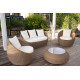 Salon de jardin design bas 4 personnes DELORM