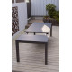 Table de jardin extensible 8-10 personnes en aluminium