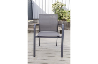 Fauteuil salon de jardin blanc DELORM