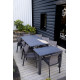 Table de jardin extensible 8-10 personnes en aluminium