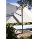 Parasol de jardin rectangulaire déporté et inclinable 4 x 3m DELORM