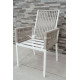 Fauteuil salon de jardin en aluminium et cordage - Catania - Hevea