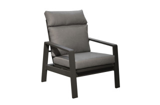 Fauteuil détente en aluminium - Le Marseille gris - ProLoisirs