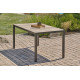 Table de jardin BOSTON DCB Garden en aluminium et plateau Polywood 6 personnes