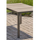 Table de jardin BOSTON DCB Garden en aluminium et plateau Polywood 6 personnes
