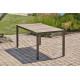 Table de jardin BOSTON DCB Garden en aluminium et plateau Polywood 6 personnes