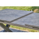 Table extensible de jardin FLORIDE DCB Garden en aluminium et plateau céramique 8/10 personnes