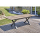 Table extensible de jardin FLORIDE DCB Garden en aluminium et plateau HPL 8/10 personnes