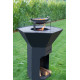 Support pour wok et cocotte Barbecook Dynamic Centre pour Barbecue Brasero Nestor