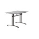 Table de jardin carrée pliante 4 personnes plateau Vivodur - Sieger