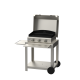 Plancha à gaz Le Marquier Amalia 360 Inox Silver Edition + Chariot et Couvercle