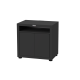 Meuble de cuisson Le Marquier avec tablette - Noir