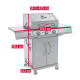 Barbecue à gaz Char-Broil Performance CORE B Cabinet 3