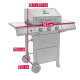 Barbecue à gaz Char-Broil Performance CORE B 3 Cart