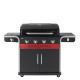 Barbecue à gaz Char-Broil Gas2Coal 2.0 440 - 30mb Griddle Bundle + Plancha