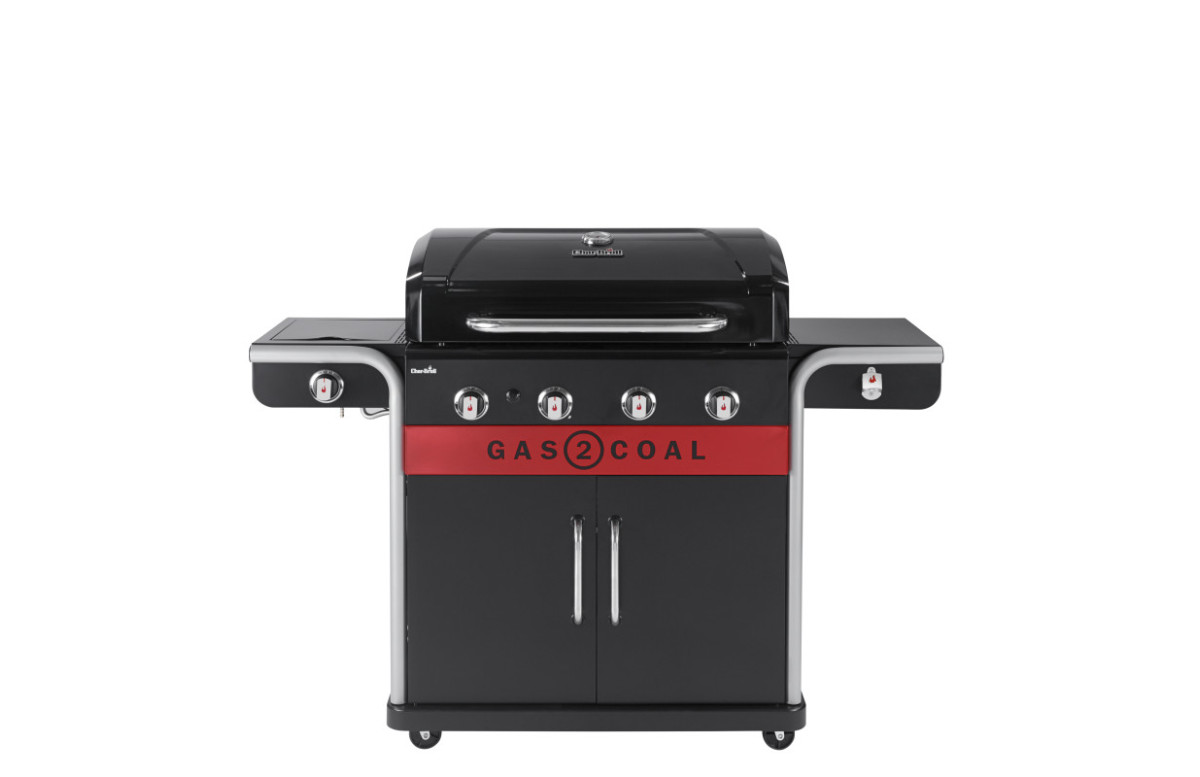 Barbecue à gaz Char-Broil Gas2Coal 2.0 440 - 30mb Griddle Bundle + Plancha
