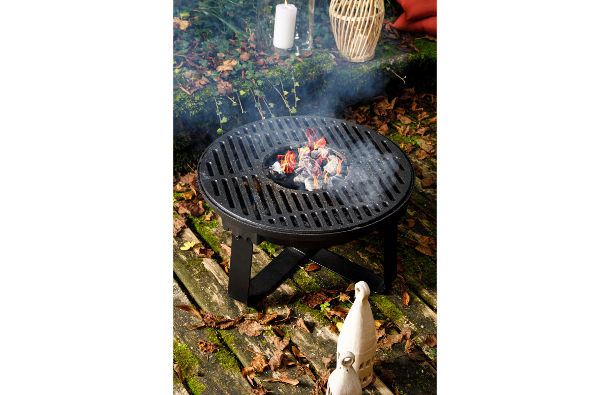 Brasero à charbon Somagic So Premium en fonte diamètre 50 cm