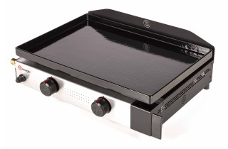 Plancha à gaz Somagic Solia 200 avec plaque de cuisson en fonte émaillée